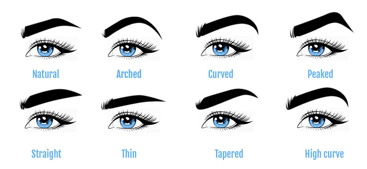 eyebrow shapes