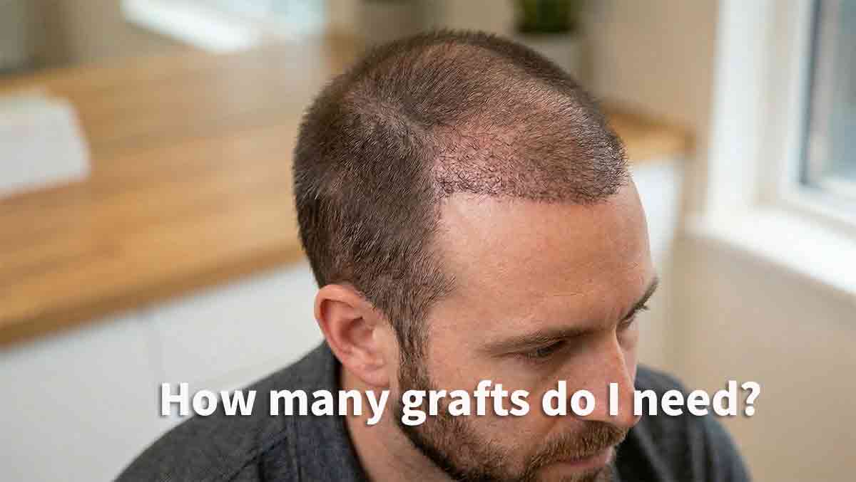 how many hair grafts are needed